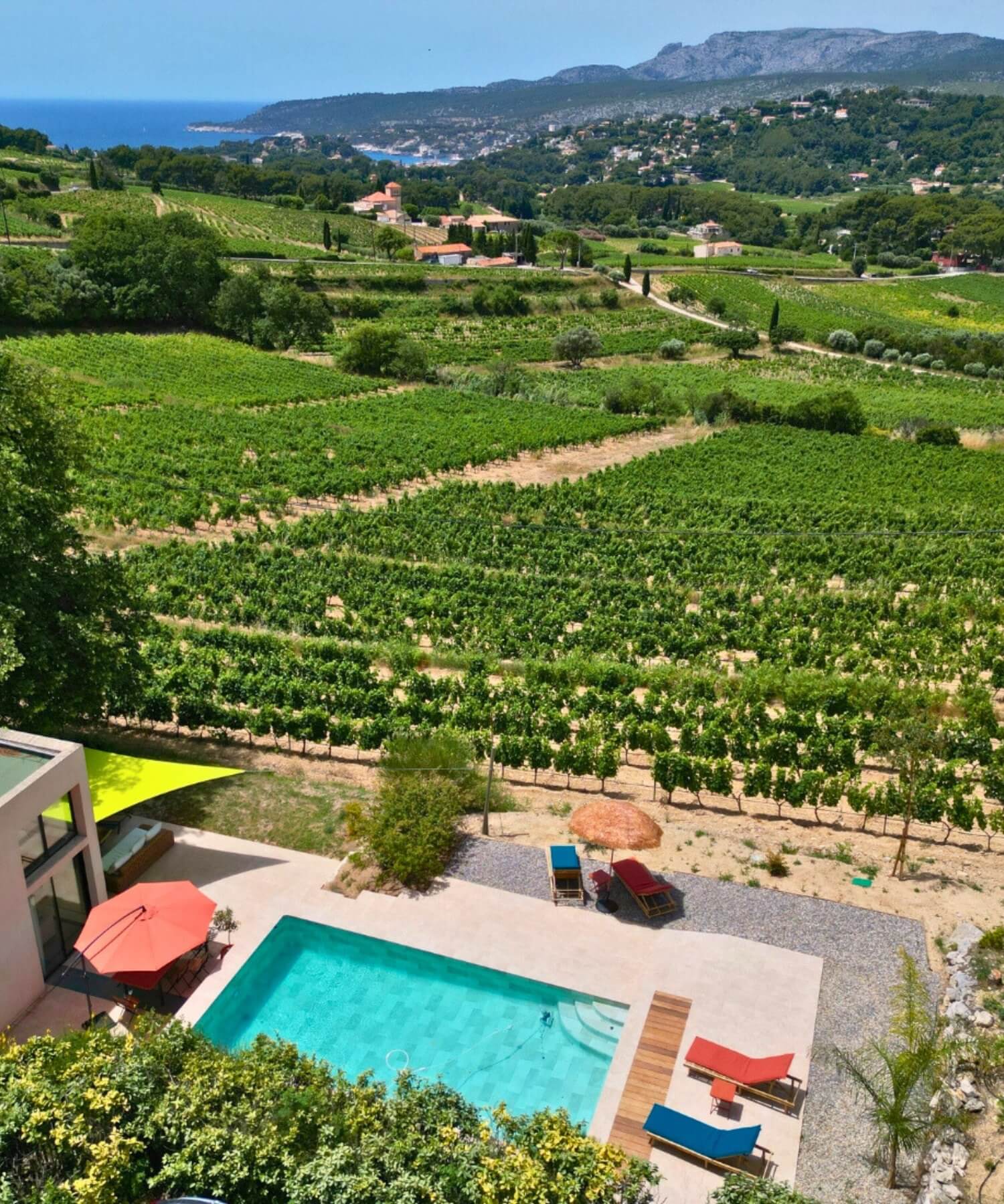 Maison dans les vignes à Cassis